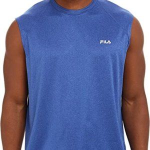 Fila Men's Sleeveless Top - XXL - Blue Heather - NEW SEALED